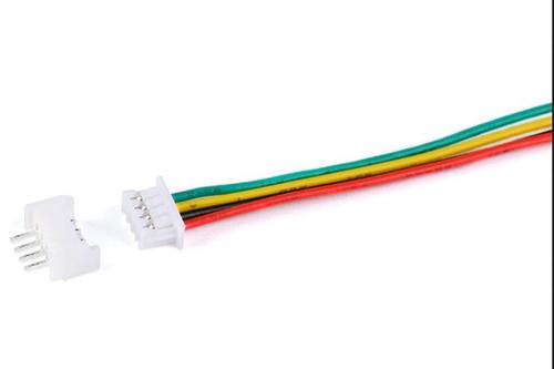 Micro JST 1.25mm (4pin) Female Connector with Wires 100mm + Male [mJST-4p-F100mm-M]